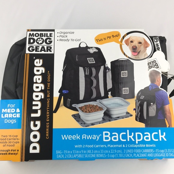 Mobile Dog Gear Other - Week Away,  **Last Day** Dog backpack.  Black. NWT. Firm!